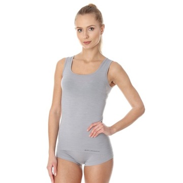 Wełniana koszulka damska BRUBECK COMFORT WOOL L