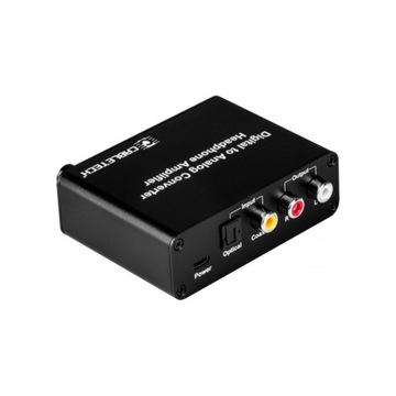 KONWERTER OPTYCZNY JACK 3,5mm USB POTENCJOMETR