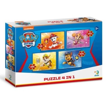 Puzzle 4 in 1 Paw Patrol szczenięta DoDo