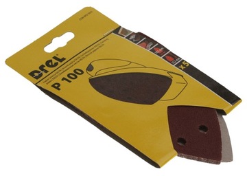 Шлифовальная бумага на липучке IRON DELTA для шлифовальной машины 102 х 152мм гр 100 5шт