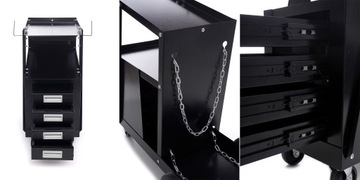 СВАРОЧНАЯ ТЕЛЕЖКА ДЛЯ СВАРОЧНЫХ МАШИН ПОЛКА С ВЫДВИЖНЫМИ ЯЩИКАМИ