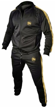 Dres Sportowy WarHouse Small Logo Komplet Black/Gold XXXL