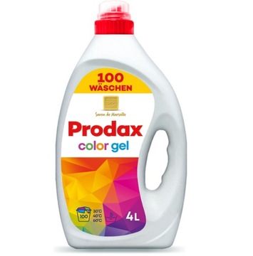 Prodax Żel do Prania Kolorowych Tkanin z Mydłem Marsylskim 4l