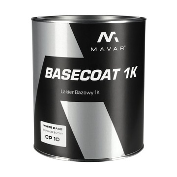 LAKIER BAZOWY MAVAR BASECOAT CP10 BIAŁY 1L