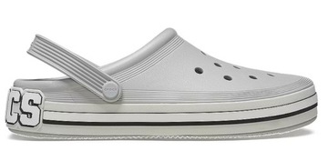 Crocs 209651-1FT Off Court Logo Clog szare klapki Crocsy W8 38-39