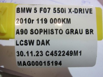 BMW 5 F07 GT F10 F11 F06 N63 N57 N55 ČERPADLO VODY PŘÍDAVNÁ 9183714 9230237