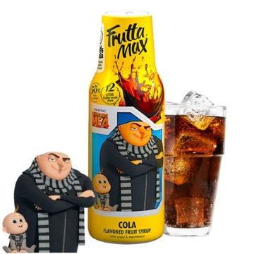 Syrop do wody koncentrat Fruttamax 500 ml edycja limitowana MINIONKI cola