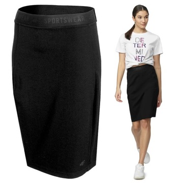 SPÓDNICA dresowa 4F ołówkowa midi SPUD010 S