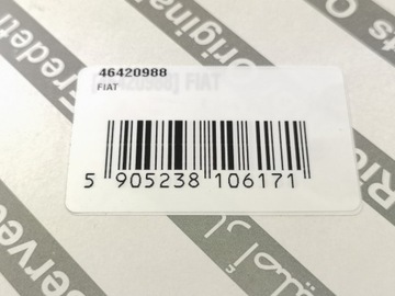 FIAT OE 46420988 FILTR VZDUCHU