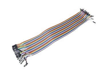 KABLE DO PŁYTKI STYKOWEJ 40 SZTUK M-F 20CM