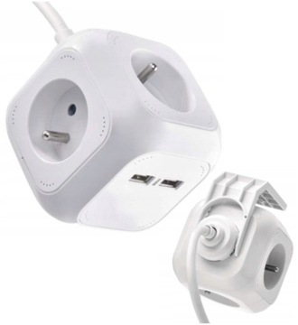 УДЛИНИТЕЛЬ MAGIC CUBE РАЗДЕЛИТЕЛЬ С USB-КАБЕЛЕМ