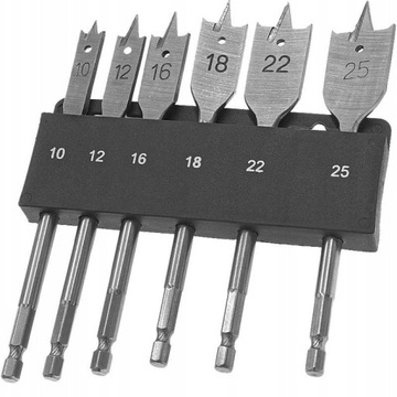 НАБОР ПЛОСКИХ СВЕРЛ ДЛЯ ДЕРЕВА