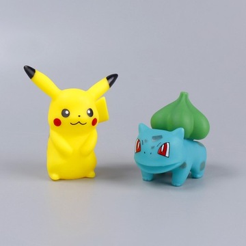 Pikachu Figurki Pokemony Duże Na Tort 6 sztuk