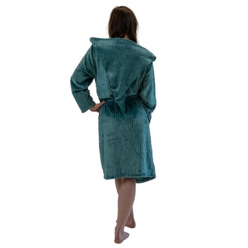 ГАРРИ ПОТТЕР Слизеринский БАННЫЙ ХАЛАТ Зеленый женский подарок Хогвартсу S/M