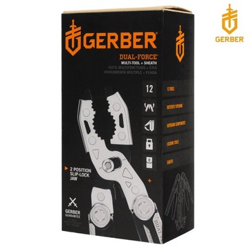 Большой мультитул GERBER DUAL FORCE, 11 функций + ЧЕХОЛ
