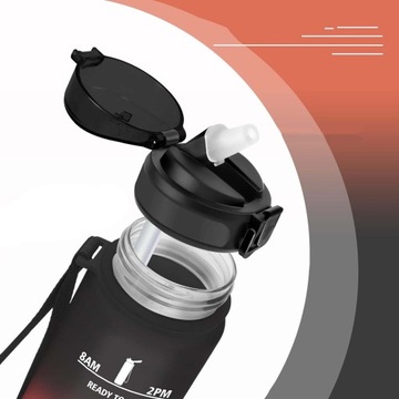 Бутылка 1,5 л, бутылка с водой, тренажерный зал, путешествие, с премиальным маркером времени