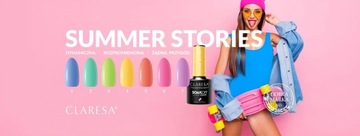 CLARESA SUMMER STORIES 3 ЗЕЛЕНЫЙ ГИБРИДНЫЙ ЛАК-ЛАК