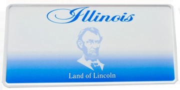 Amerykańskie tablice rejestracyjne USA ILLINOIS