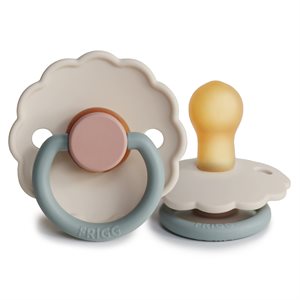 FRIGG smoczek 6-18m. Daisy Kauczuk Cotton Candy