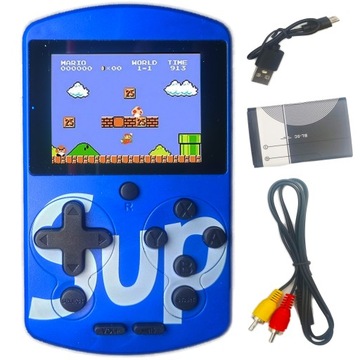 KONSOLA DLA DZIECI GIERKA ELEKTRONICZNA KONSOLKA RETRO MARIO ANGRY BROS GRA