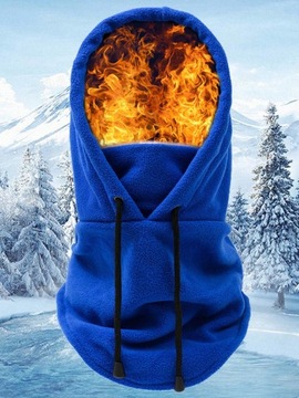 Shein Унисекс черная лыжная балаклава с капюшоном