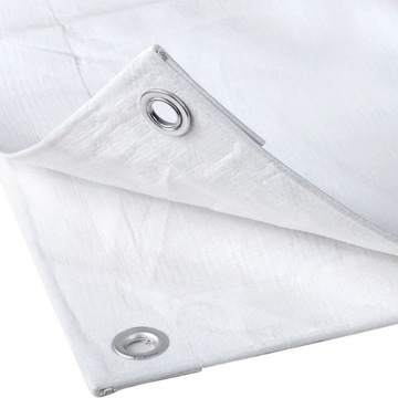 БЕЛЫЙ ТРЕНД 3х5м СУПЕРПРОЧНЫЙ, ТОЛСТЫЙ С ГЛАЗАМИ