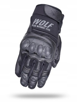 МУЖСКИЕ КОЖАНЫЕ МОТОЦИКЛОВЫЕ ПЕРЧАТКИ WOLF PRO-X S