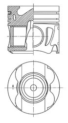 KOLBENSCHMIDT 41711610 PÍST