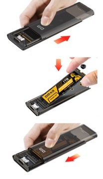 Отсек для твердотельного накопителя M.2 NVMe Корпус USB-C 10 Гбит/с