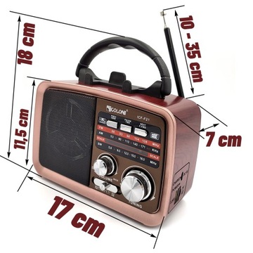 КУХОННОЕ РАДИО НА БАТАРЕЕ ПОРТАТИВНОЕ BLUETOOTH USB FM СТИЛЬНОЕ РЕТРО ВИНТАЖ