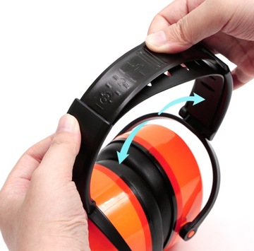 ЗВУКОВЫШИВАЮЩИЕ НАУШНИКИ С РЕГУЛИРУЕМОЙ ПОЛОСОЙ 33 дБ ДЛЯ КОШЕНИЯ ЗАЩИТНЫХ РАБОТ