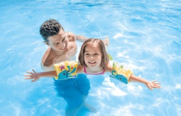 СЕМЕЙНЫЙ САДОВЫЙ КОМПЛЕКТ БАССЕЙНА С СТЕЛЛАЖАМИ 366 X 76