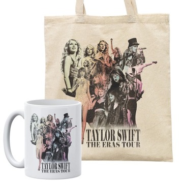 Zestaw torba bawełniana na zakupy + kubek Taylor Swift The Eras Tour