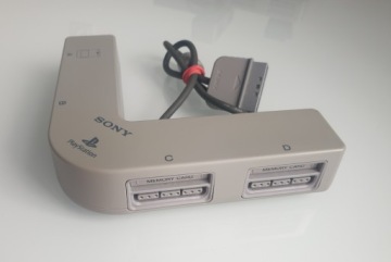 Мультитап SONY PLAYSTATION 1 Psx PS1 PSone СЕРЫЙ ОРИГИНАЛ