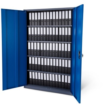 Широкий металлический офисный шкаф для документов, шкаф-мастерская для гаража для папок.