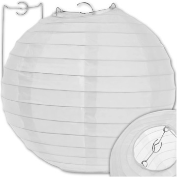 LAMPION PAPIEROWY 40CM DUŻY NA WESELE ŚLUB KOMUNIE KULA OZDOBNA WISZĄCA