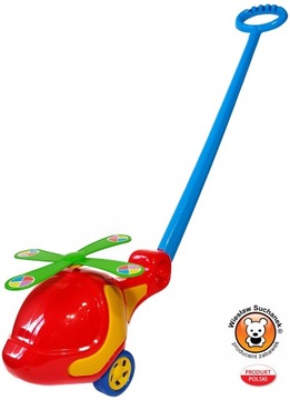 Игрушка-толкатель Большой вертолет, толкатель Большой вертолет