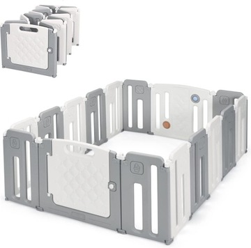 GYMAX Baby Playpen KOJEC DLA DZIECI SUCHY BASEN