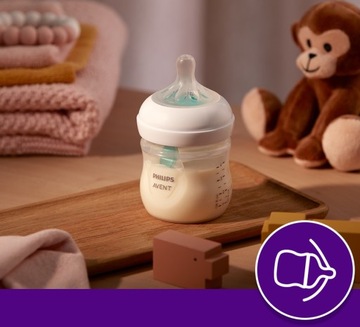 AVENT АНТИКОЛИКОВАЯ БУТЫЛКА NATURAL 3 AIRFREE 125 мл