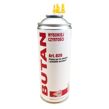 BUTAN 400ml gaz do lutownic palników zapalniczek