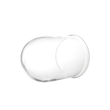 Стеклянный купол - крышка - прозрачное стекло, диаметр 96 мм.