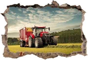 Naklejki na ścianę dla dzieci 3D Traktory extra 130x90