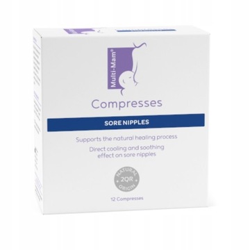 МУЛЬТИ-МАМ ГЕЛЕВЫЕ КОМПРЕССЫ ДЛЯ БОЛЬНЫХ НОГТЕЙ 12 шт.