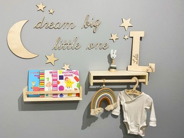 ДЕРЕВЯННАЯ БУКВА С ИМЕНЕМ УКРАШЕНИЕ НА СТЕНУ L