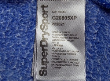 SUPERDRY Sport Label Oryginalna Bawełniana Bluza S