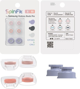 SpinFit CP1025 do Galaxy Buds Pro i Jabra 85T S/SS