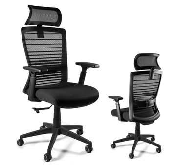 Fotel biurowy Exeter ergonomia podparcie lędźwi