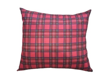 POSZEWKA MIKROFIBRA KRATA CZERWONA 30X30 CM