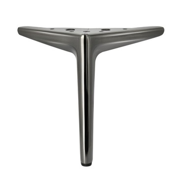 NOGA NÓŻKA MEBLOWA CZARNY POŁYSK CHROM SL013 H18CM