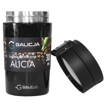 KUBEK TERMICZNY termos kubek na kawę herbatę 300ml
